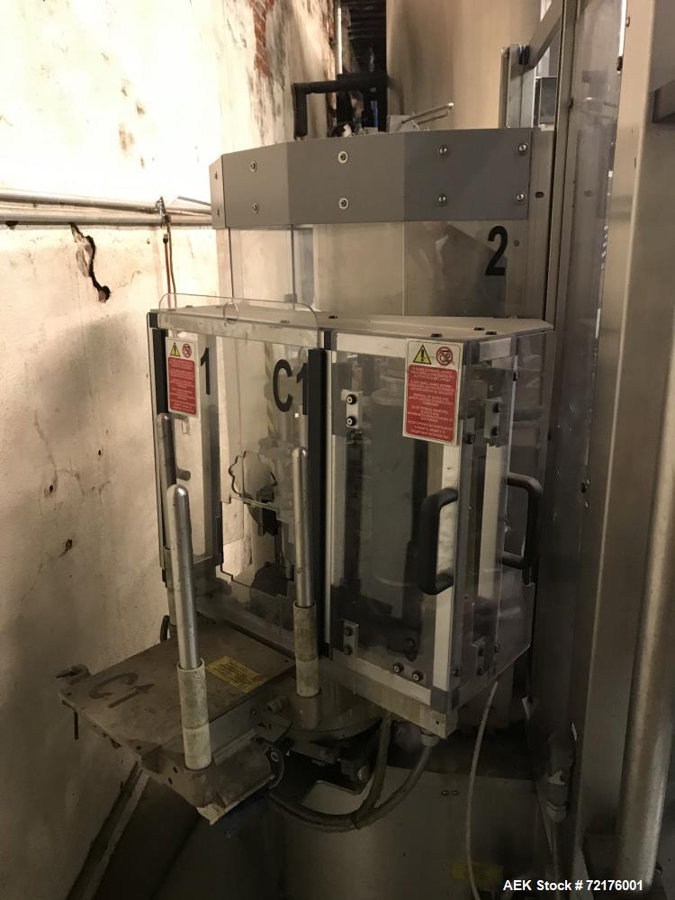 Used PE Rotary Labeling System, Model M/S 540-9T-1S-2L