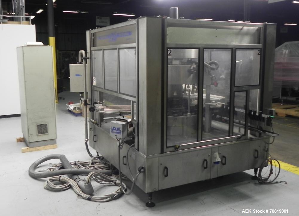 Used PE Model Futura "S" Rotary Hot Melt Wraparound Labeler