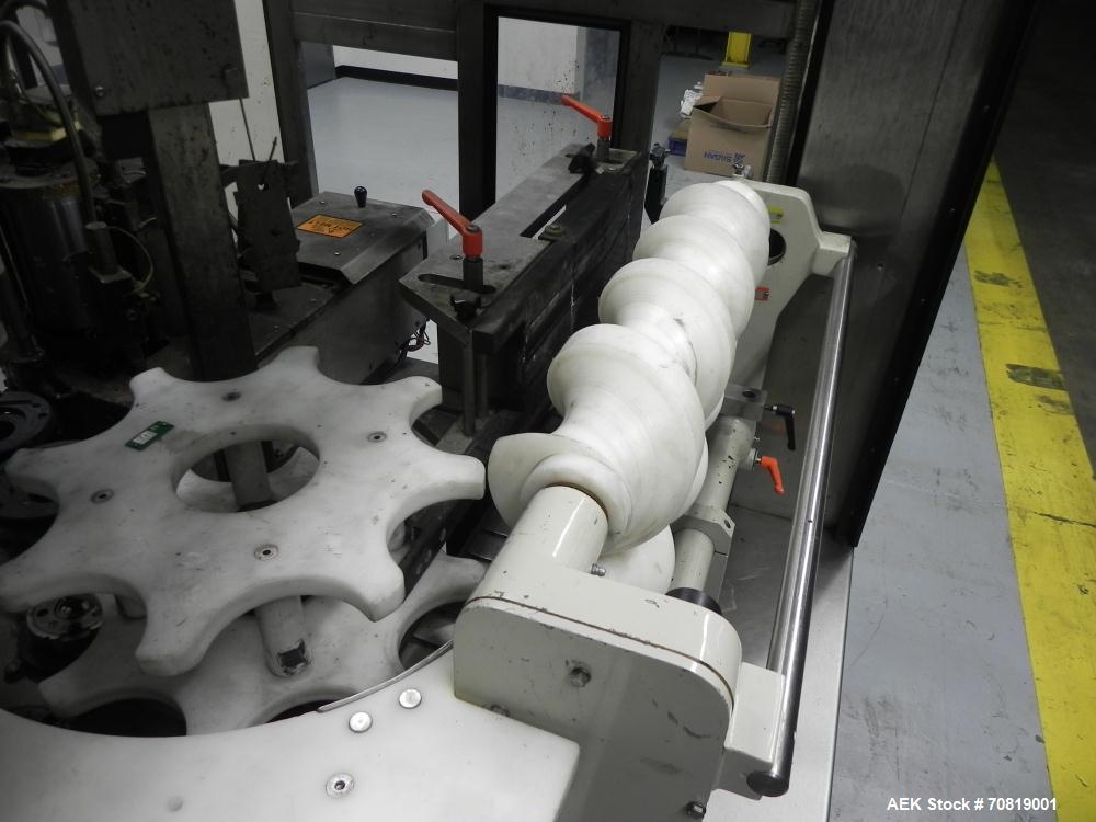 Used PE Model Futura "S" Rotary Hot Melt Wraparound Labeler