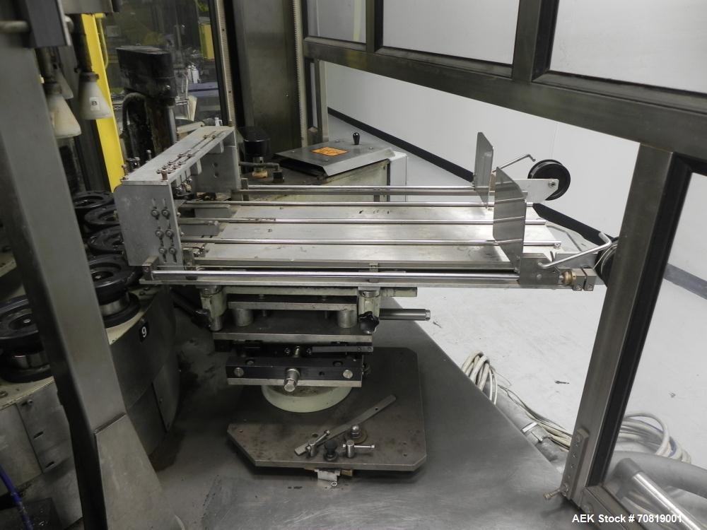 Used- PE Model Futura "S" Rotary Hot Melt Wraparound Labeler