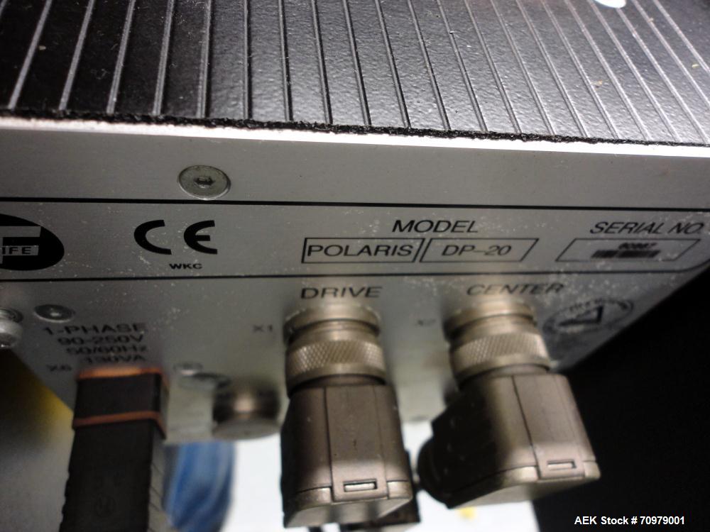 Used Trine Model 4500CE Roll Fed Wraparound Hot Melt Labeler
