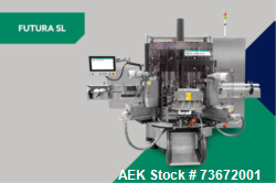 Brand New High-Speed P.E. Futura SL 768-12-SM Hot Melt Wraparound Labeler – New Rotary Bottle Labeling System