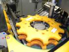 Used Krones Canmatic Rotary Hot Glue Wraparound Labeler. 18 hd Capable of running up to 600 cpm. Container size range: 50-110mm diameter, 50-250mm or 150-350mm height. 18 head unit set on 126mm pitch...