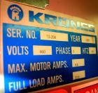 Used Krones Canmatic Rotary Hot Glue Wraparound Labeler. 18 hd Capable of running up to 600 cpm. Container size range: 50-110mm diameter, 50-250mm or 150-350mm height. 18 head unit set on 126mm pitch...