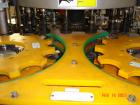 Used Krones Canmatic Rotary Hot Glue Wraparound Labeler. 18 hd Capable of running up to 600 cpm. Container size range: 50-110mm diameter, 50-250mm or 150-350mm height. 18 head unit set on 126mm pitch...