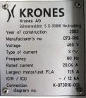 Used Krones Model Canmatic Wraparound Hot Melt Glue Labeler