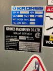 Used Krones Model Canmatic Rotary Labeling Machine