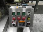 Used New Jersey Machine Mustang II Automatic Glue Labeler capable of speeds up to 250 labels per minute. Has a label size range: length 2-1/2
