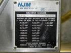 Used New Jersey Machine Mustang II Automatic Glue Labeler capable of speeds up to 250 labels per minute. Has a label size range: length 2-1/2