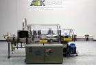 Used Trine Model 4500CE Roll Fed Wraparound Hot Melt Labeler
