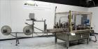 Used- Trine Model 5500G/S High Speed Roll Feed  Wraparound Hot Melt Labeler