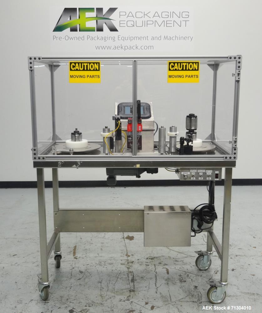 Used HB Registration (Scanning Devices) Model 796T-ST3 Label Rewinder Processin