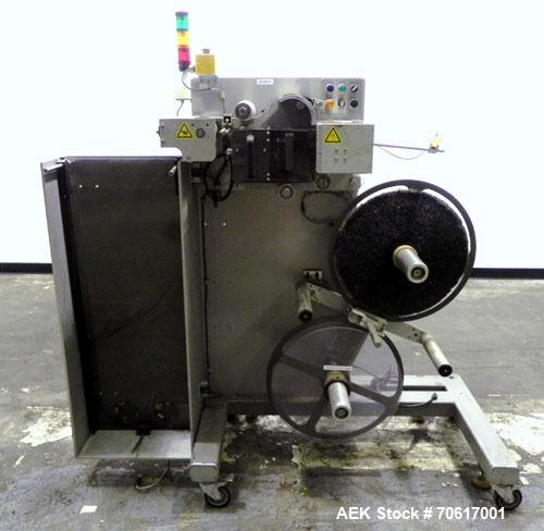 Used Label Aire ASDU 8"LH Auto Splice Dual Label Unwinder. Label Aire model ASDU 8" RH auto splice dual unwinder with bonbox capable up to 2500"/minute. Label range 1" - 8" width. Label packaging 3" ...