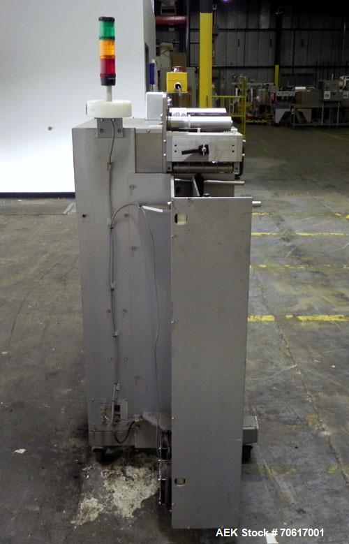 Used Label Aire ASDU 8"LH Auto Splice Dual Label Unwinder. Label Aire model ASDU 8" RH auto splice dual unwinder with bonbox capable up to 2500"/minute. Label range 1" - 8" width. Label packaging 3" ...