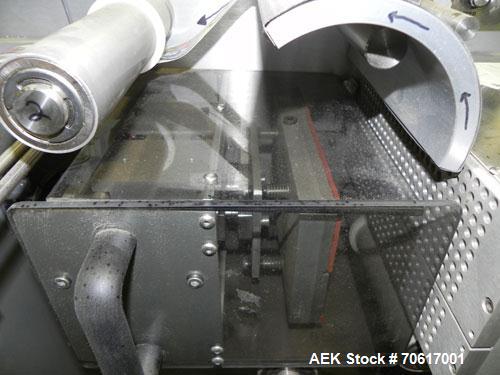 Used Label Aire ASDU 8"LH Auto Splice Dual Label Unwinder. Label Aire model ASDU 8" RH auto splice dual unwinder with bonbox capable up to 2500"/minute. Label range 1" - 8" width. Label packaging 3" ...
