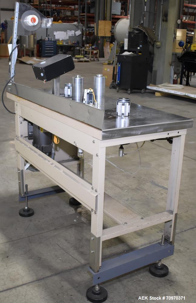 Used WT Web Techniques Label Counter / Rewinder, Model WT-25LC. Max web width: 7" (17.78 cm), optional 10" (25.4 cm), max unwind diameter: 24 inches (61 cm), max rewind diameter 18" (45 cm), optional...