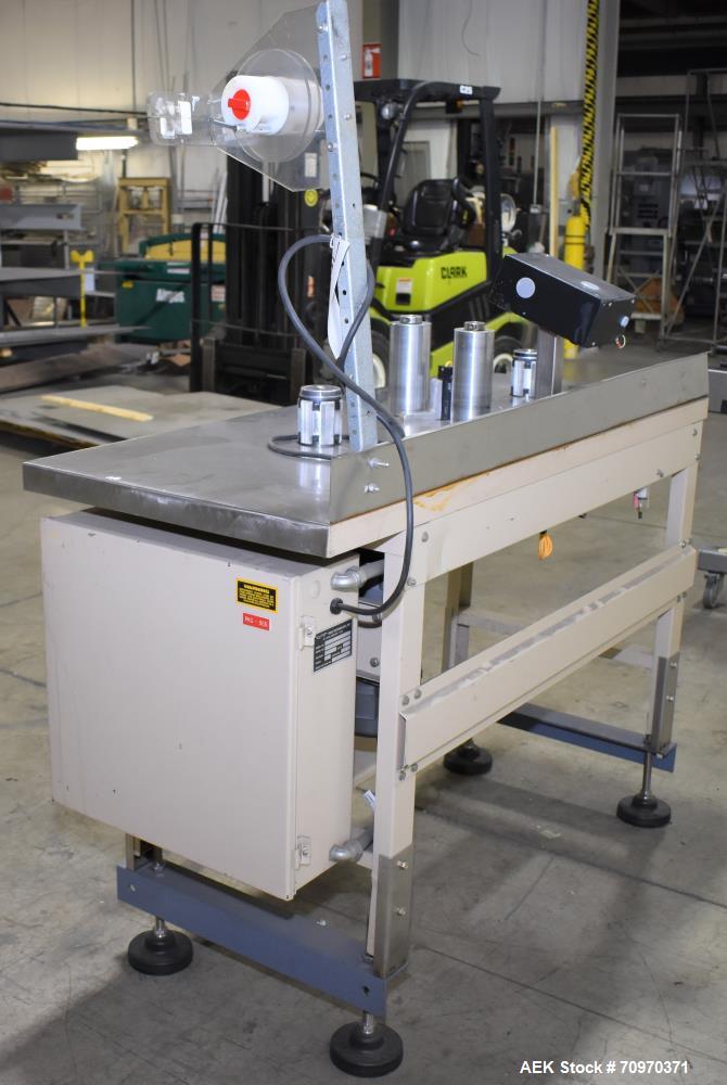 Used WT Web Techniques Label Counter / Rewinder, Model WT-25LC. Max web width: 7" (17.78 cm), optional 10" (25.4 cm), max unwind diameter: 24 inches (61 cm), max rewind diameter 18" (45 cm), optional...