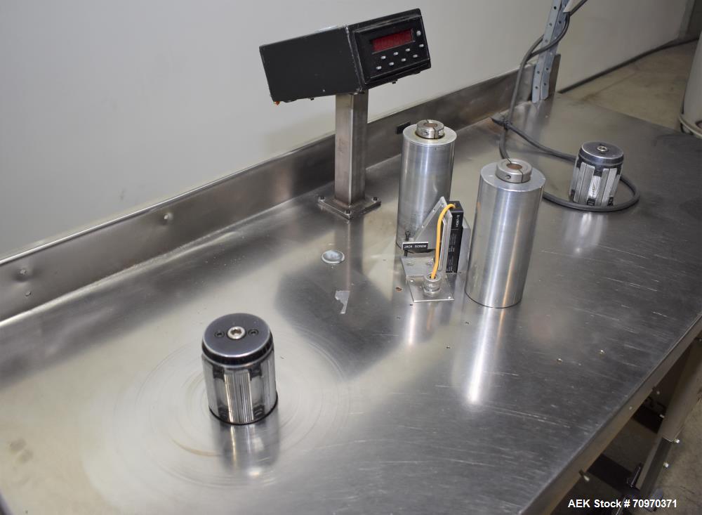 Used WT Web Techniques Label Counter / Rewinder, Model WT-25LC. Max web width: 7" (17.78 cm), optional 10" (25.4 cm), max unwind diameter: 24 inches (61 cm), max rewind diameter 18" (45 cm), optional...
