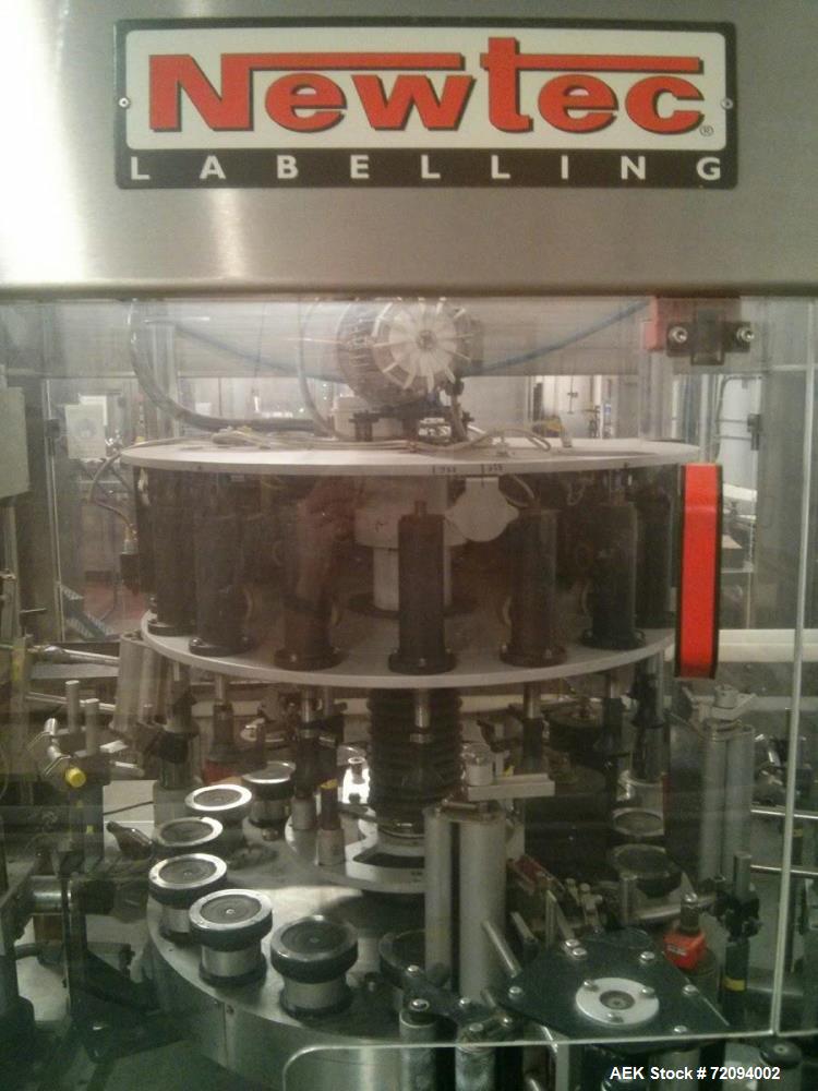 Used Newtec Leopard Inline Pressure Sensitive Labeler