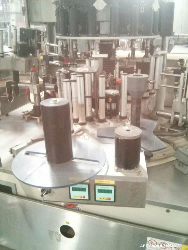 Used Newtec Leopard Inline Pressure Sensitive Labeler