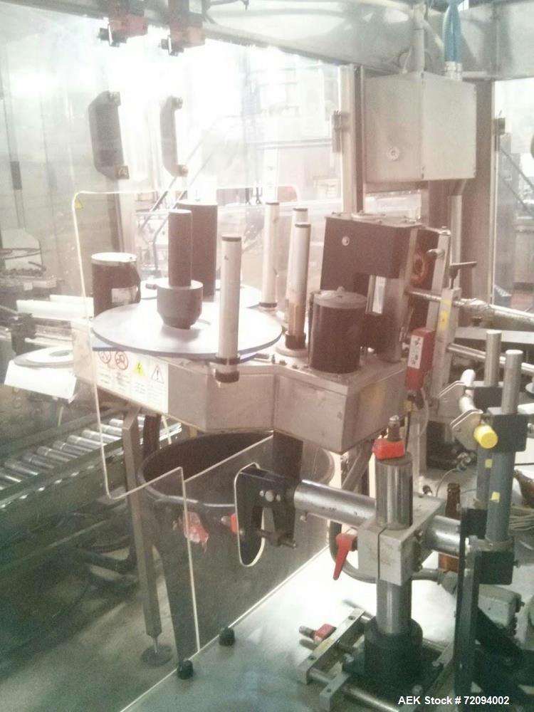 Used Newtec Leopard Inline Pressure Sensitive Labeler