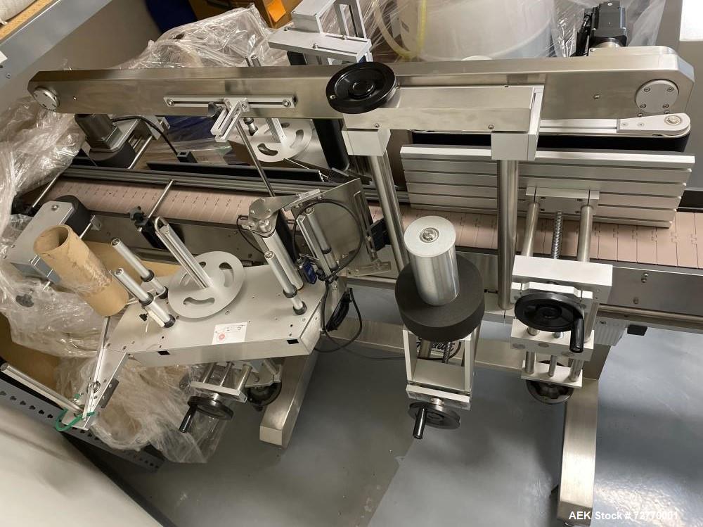 Used-Labelette APS - 228: Dual Head 8" Labeler