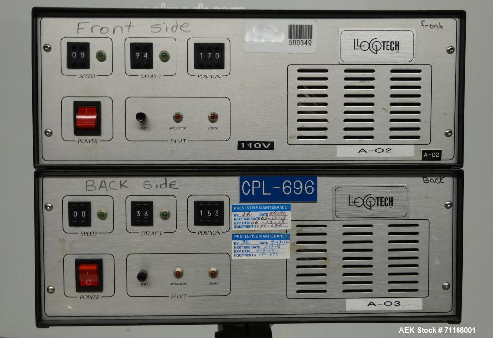Used LogoTech Model ST-300 Automatic Pressure Sensitive Front, Back, and Wrap L