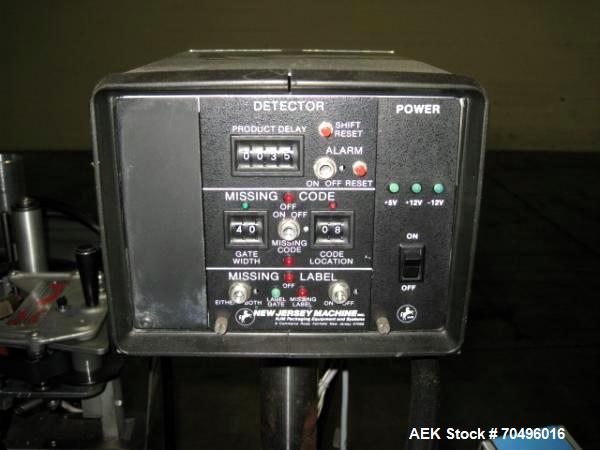 Used New Jersey Machine Pressure Sensitive Labeler, Type AutoColt I, Model 326LWP-325