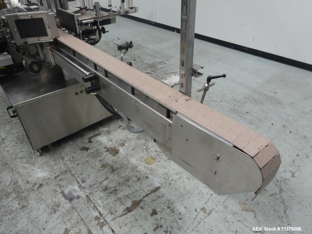 Used New Jersey Machine Front Back and Wraparound Pressure Labeler