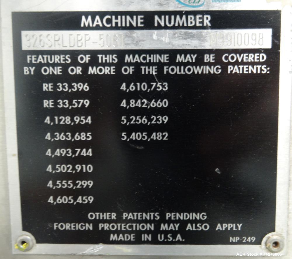 Used New Jersey Machine Front Back and Wraparound Pressure Labeler
