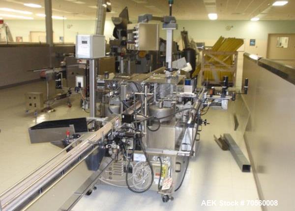 Used New Jersey Wraparound Labeler, Model 334RLD80-235