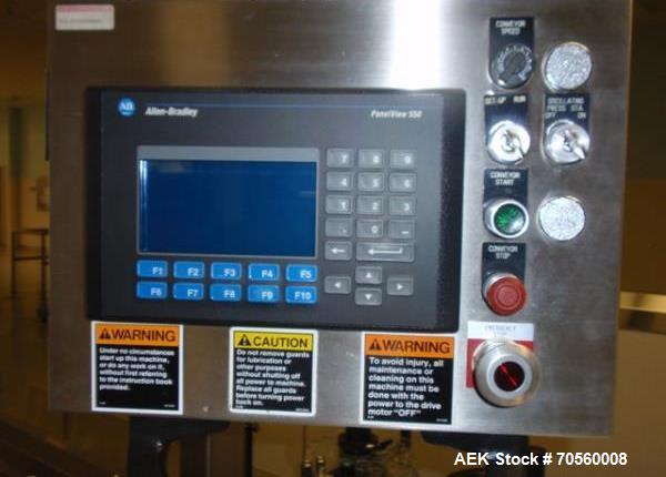 Used New Jersey Wraparound Labeler, Model 334RLD80-235
