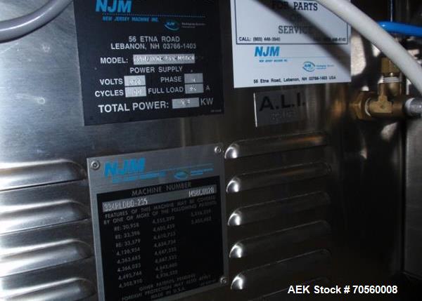 Used New Jersey Wraparound Labeler, Model 334RLD80-235