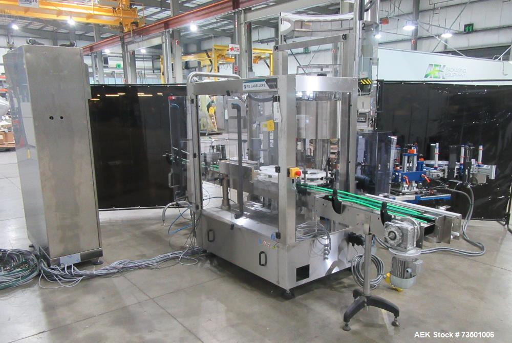 Unused PE Modular SL Series Rotary Pressure Sensitive Labeler – Dual Heads, Camera & Date Code