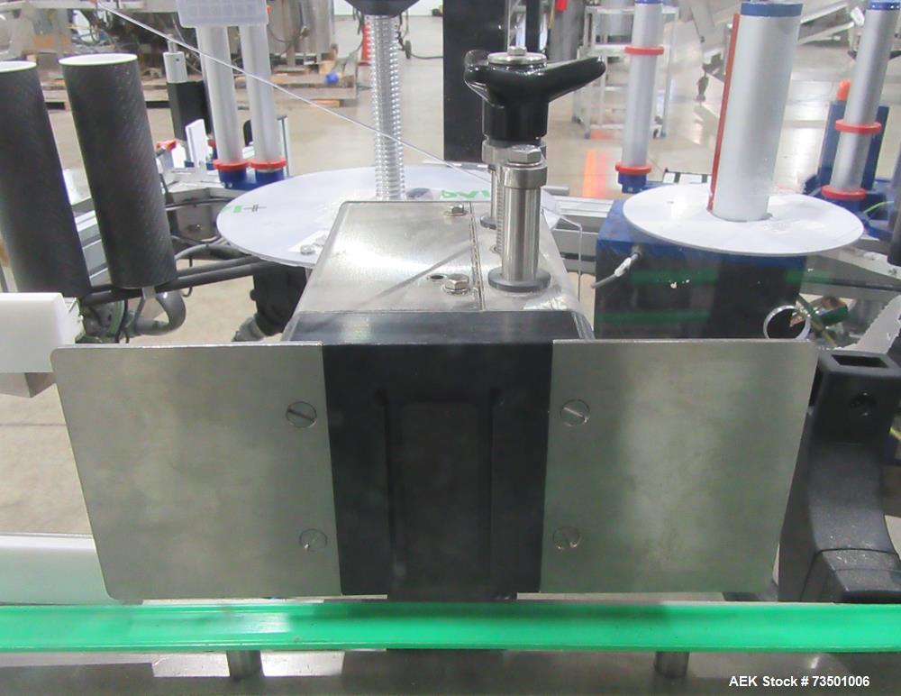 Unused PE Modular SL Series Rotary Pressure Sensitive Labeler – Dual Heads, Camera & Date Code