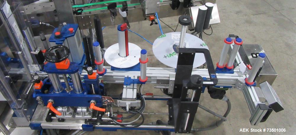 Unused PE Modular SL Series Rotary Pressure Sensitive Labeler – Dual Heads, Camera & Date Code