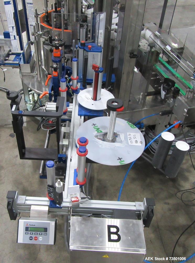 Unused PE Modular SL Series Rotary Pressure Sensitive Labeler – Dual Heads, Camera & Date Code