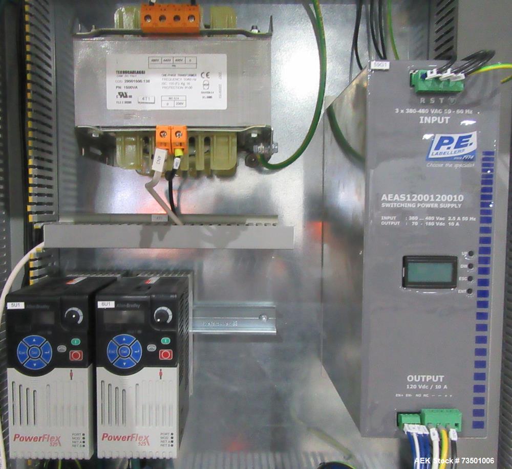 Unused PE Modular SL Series Rotary Pressure Sensitive Labeler – Dual Heads, Camera & Date Code