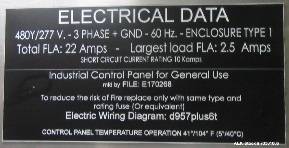Unused PE Modular SL Series Rotary Pressure Sensitive Labeler – Dual Heads, Camera & Date Code