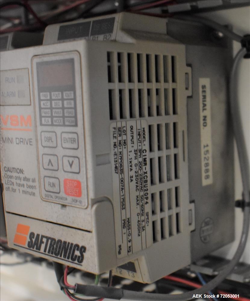 Used Quadrel Front, Back and Wrap Labeler, Model Versaline.