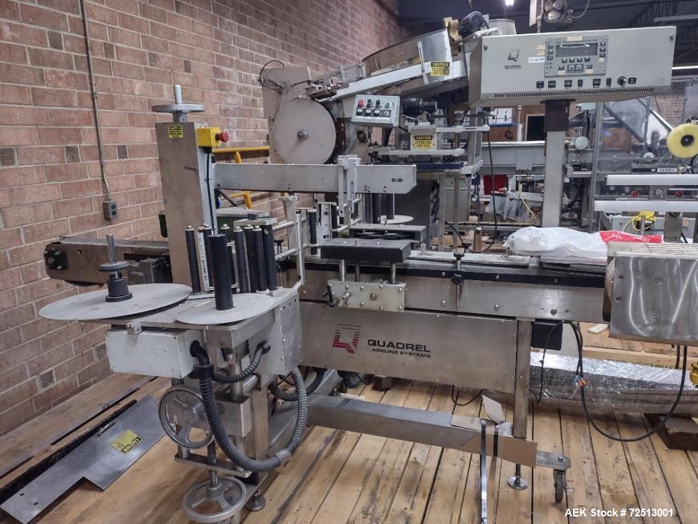 Used Quadrel Versaline Dual Sided PSL Labeler