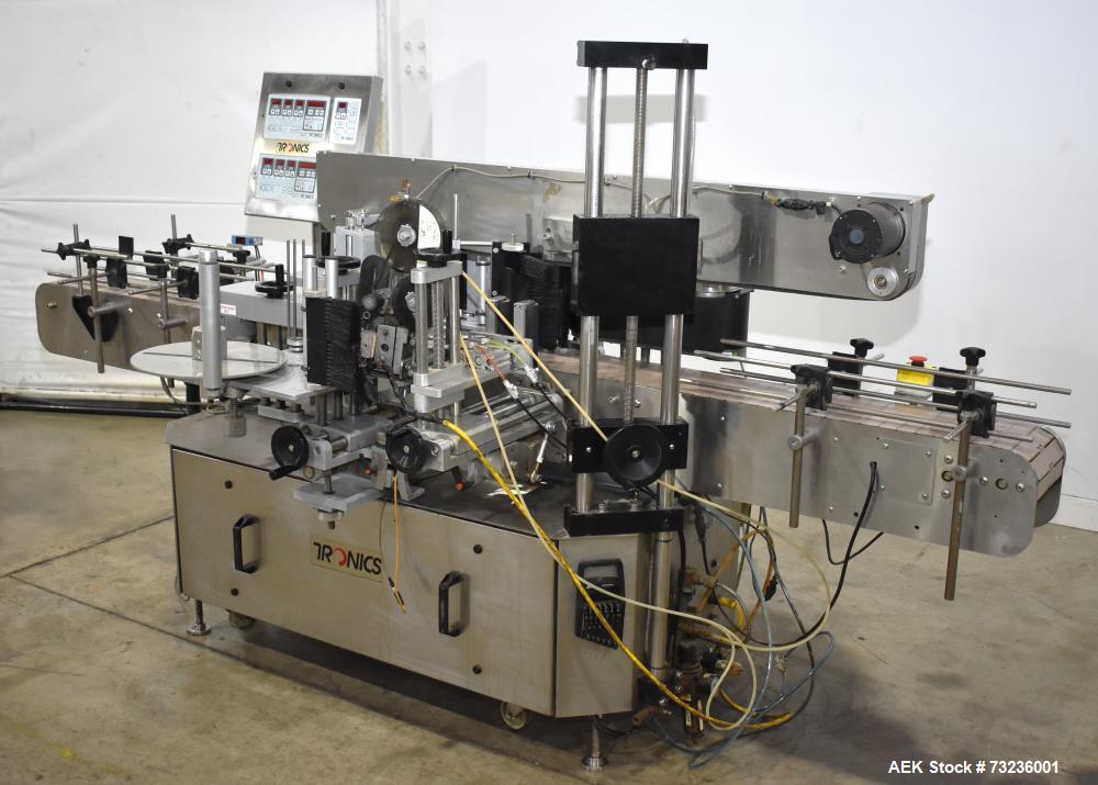 Tronics Model S30 Series 3 Pressure Sensitive Front and Back Labeler