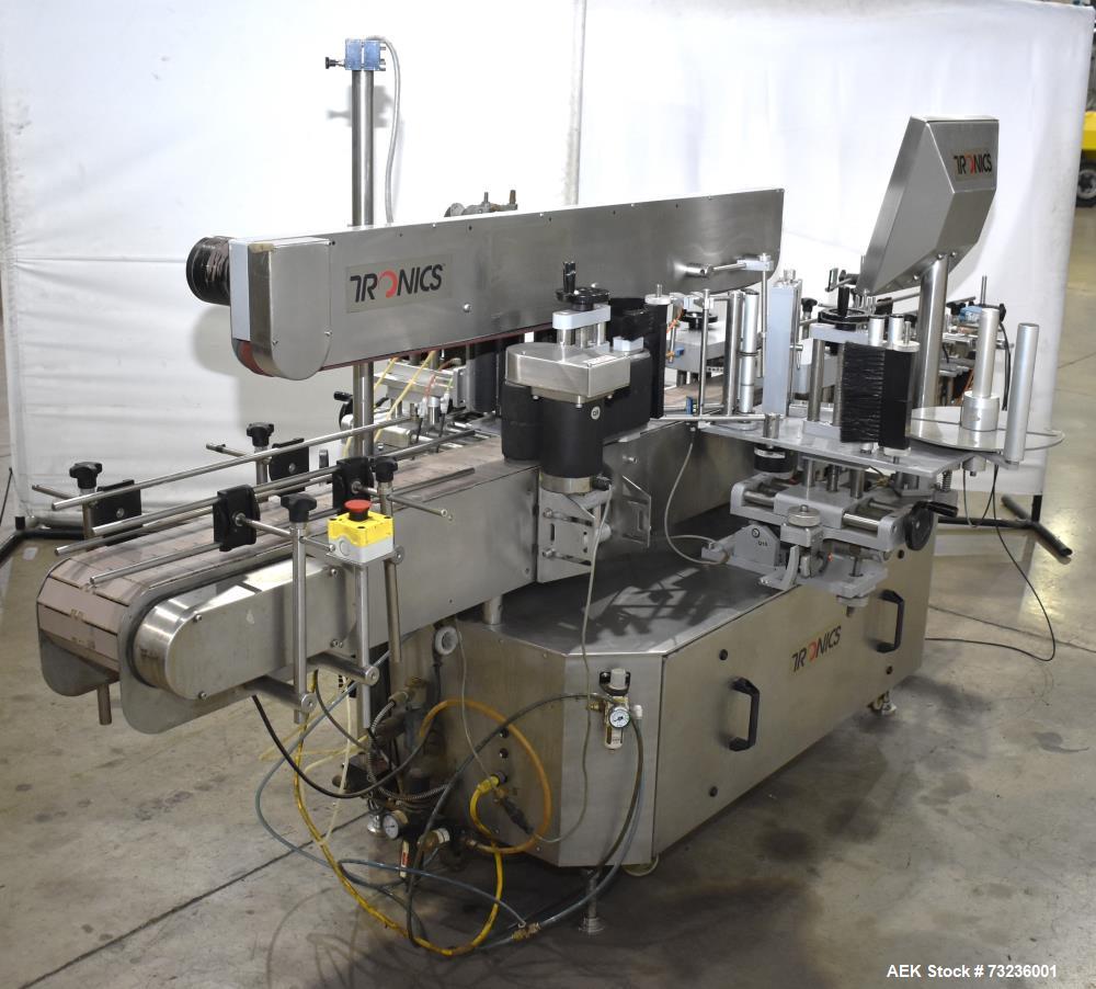Tronics Model S30 Series 3 Pressure Sensitive Front and Back Labeler