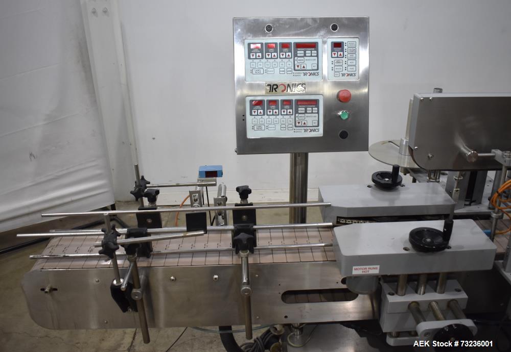 Tronics Model S30 Series 3 Pressure Sensitive Front and Back Labeler