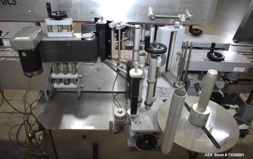 Tronics Model S30 Series 3 Pressure Sensitive Front and Back Labeler