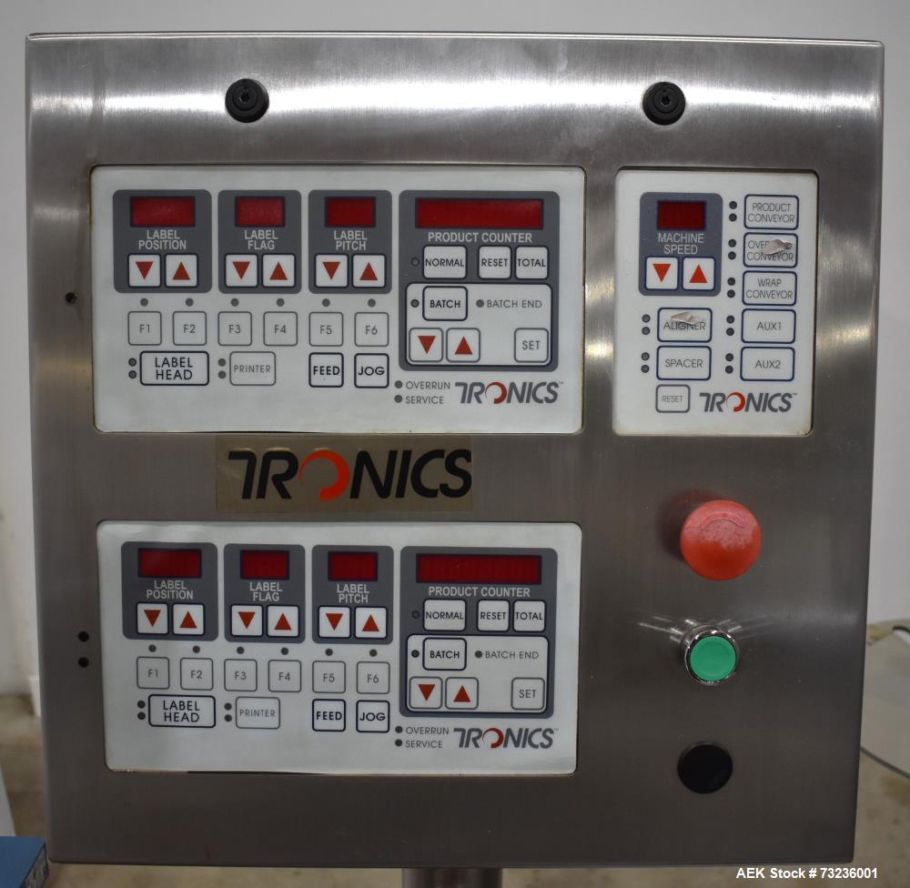 Tronics Model S30 Series 3 Pressure Sensitive Front and Back Labeler