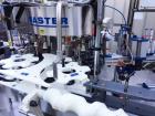 Used P.E. Master 12 Station Rotary Pressure Sensitive Labeler.