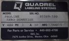 Quadrel Proline Zero Downtime Front Back and Wraparound Pressure Sensitive Label
