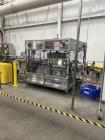 Used Shorewood Engineering Rotary Front, Back & Wrap Labeler, Model 5840 | 120 CPM | Allen Bradley PLC | Stainless Steel | Food-Grade Labeling System
