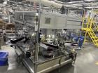 Used Shorewood Engineering Rotary Front, Back & Wrap Labeler, Model 5840 | 120 CPM | Allen Bradley PLC | Stainless Steel | Food-Grade Labeling System